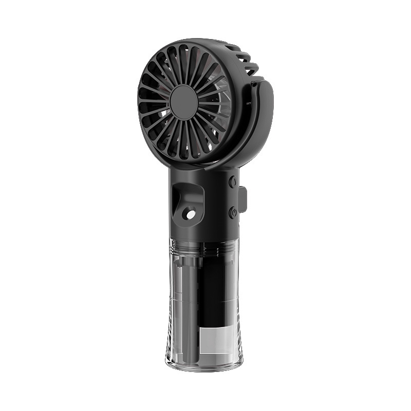 Bærbar Håndholdt Sprayvifte med Vanntåke – 4 Hastigheter | Oppladbar via USB
