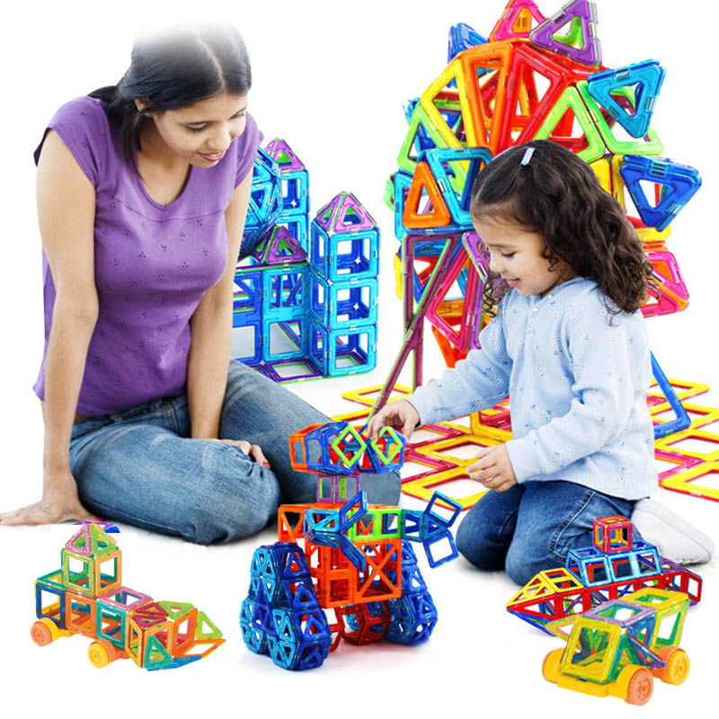 Magnetiske Byggeklosser – Kreativt Byggesett for Barn