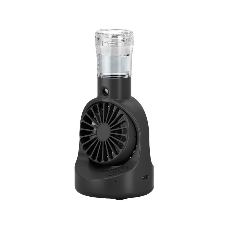 Bærbar Håndholdt Sprayvifte med Vanntåke – 4 Hastigheter | Oppladbar via USB