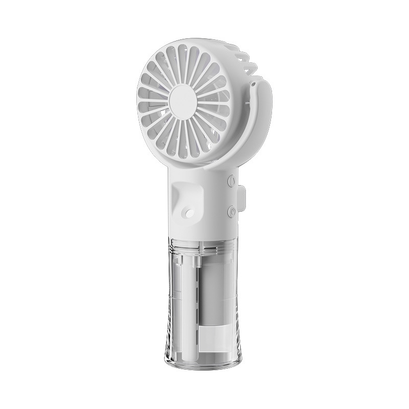 Bærbar Håndholdt Sprayvifte med Vanntåke – 4 Hastigheter | Oppladbar via USB