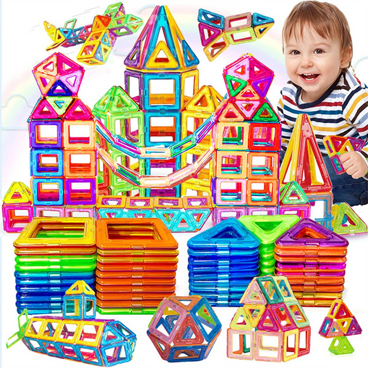 Magnetiske Byggeklosser – Kreativt Byggesett for Barn