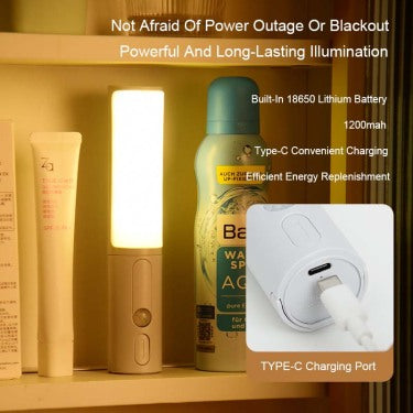 ✨ Trådløs LED-lampe med bevegelsessensor – Justerbar lysfarge (3-i-1)