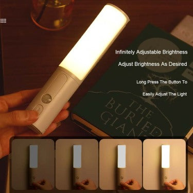 ✨ Trådløs LED-lampe med bevegelsessensor – Justerbar lysfarge (3-i-1)